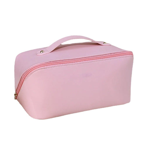 Large Capacity PU Pillow Tote Makeup Bag For Woman Travel Cosmetics