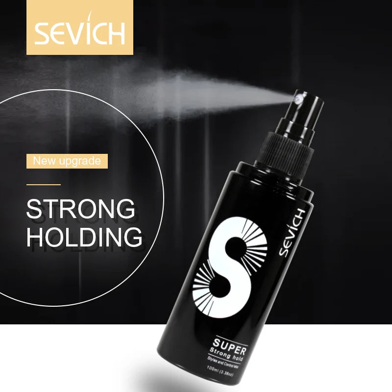 100ml Hair Fiber Hold Spray Dry Shampoo Long-Lasting Volume Texture Lock Spray for Men Women Keratin Hair Building Styling Tool