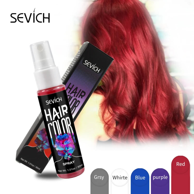 Temporary Hair Color Spray One-Time Hair Dyeing Instant Hair Salon Multi Color Hair Dye Makeup Chalk Washable DIY Party Styling