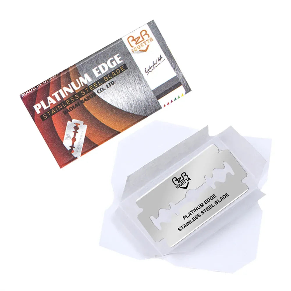 Razor Blades For Double Edge Razor,Stainless Steel Blades Used for Folding Knife with Shaving & Hair Removal 10/20pcs