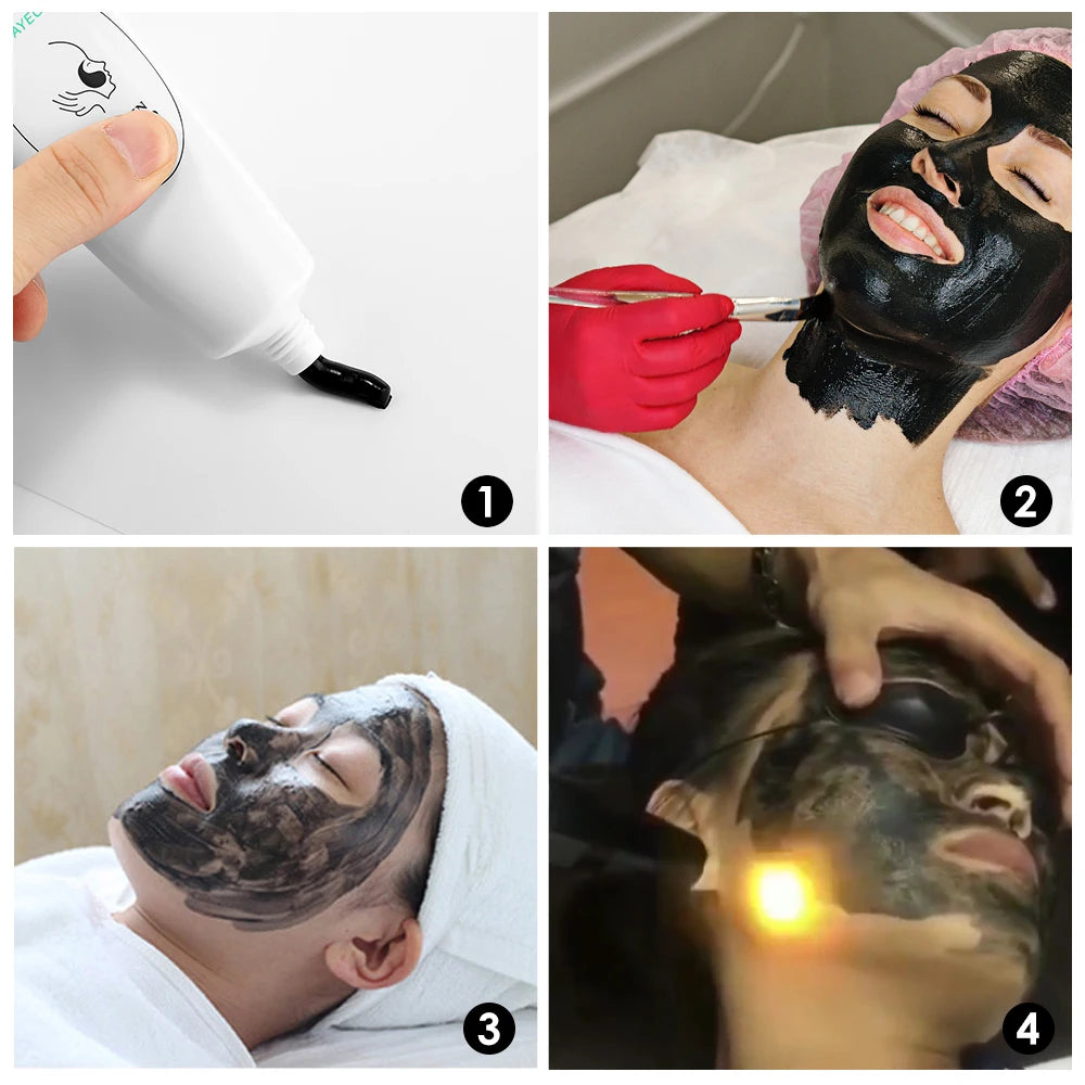 Black Carbon Gel Deep Cleaning Moisturizing Face Cream For Laser Active Nano Toner Deep Cleansing Skin Rejuvenation Facial Mask