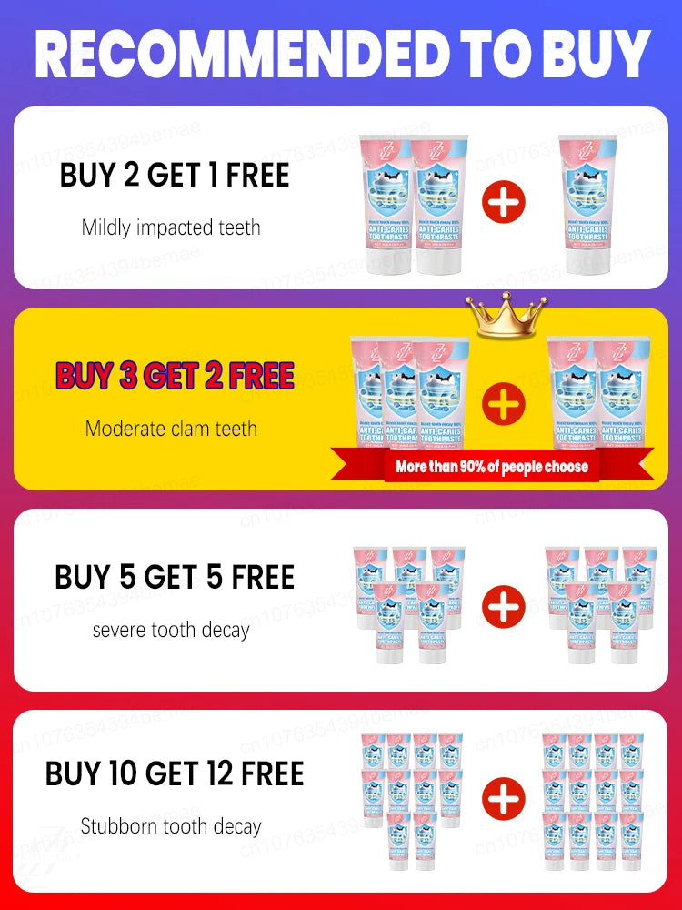 The best-selling product cleans your mouth, prevents tooth decay, and helps you regain your confidence
