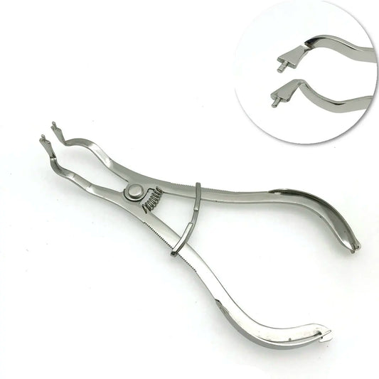 Dental Rubber Dam Clamps Ivory Clamp Forceps Restorative Instruments Forming Pliers for Crown and Bridge Dental Procedures